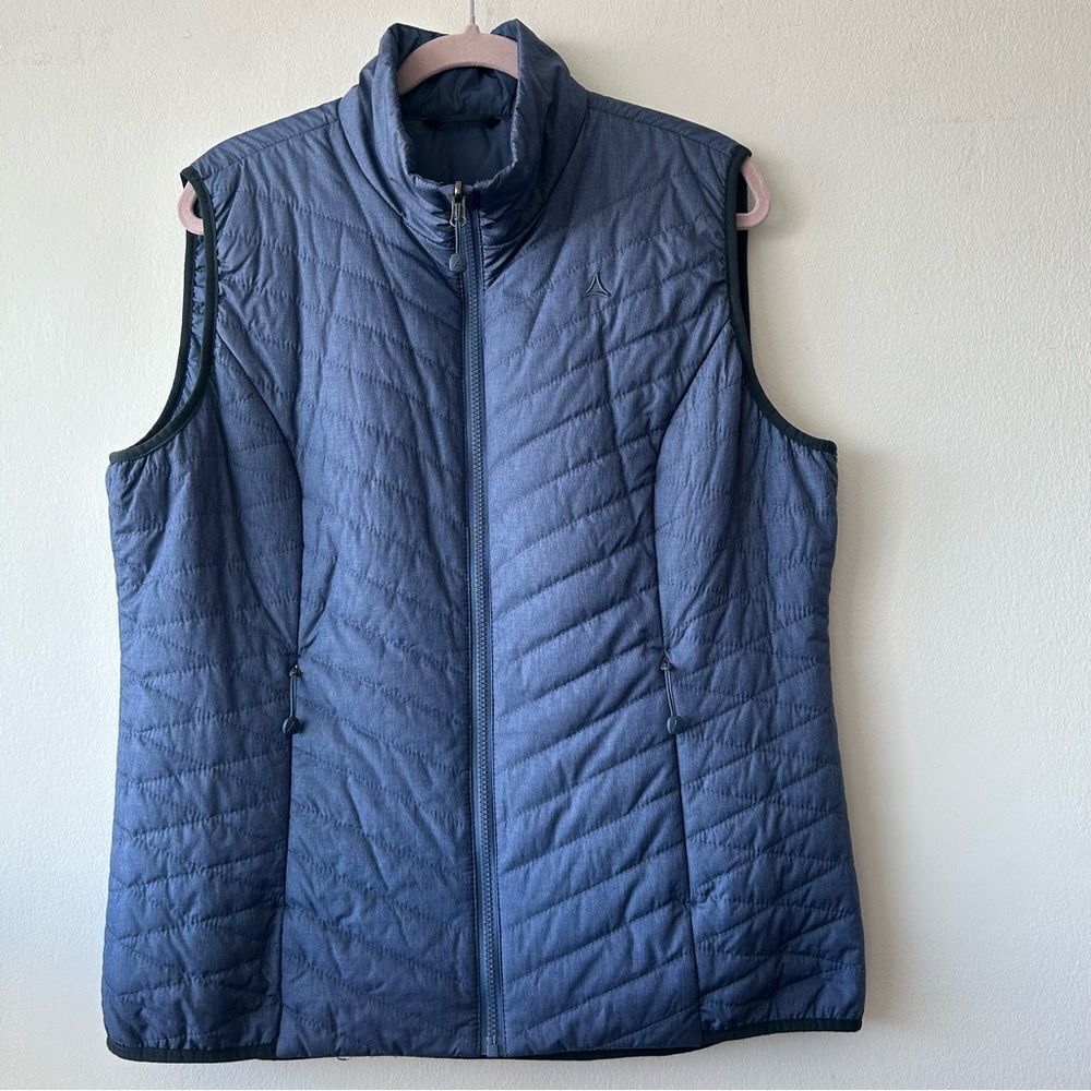 Schoffel Blue Quilted Double sided vest with synthetic filling